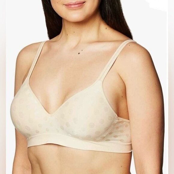 Hanes Fuller Coverage Foam Bra - Soft Taupe.  Size: 2XL. NWT. - Picture 12 of 14